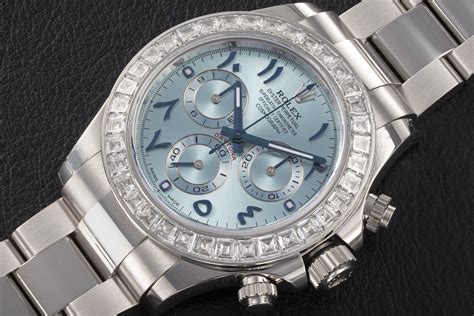 rolex daytona platinum baguette diamond retail price